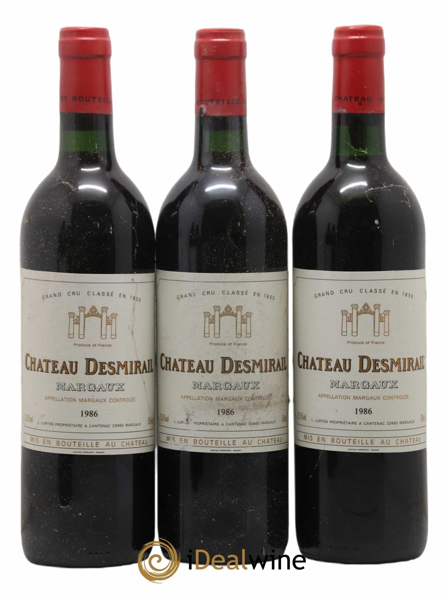 Acheter Château Desmirail 3ème Grand Cru Classé 1986 (lot: 6640)