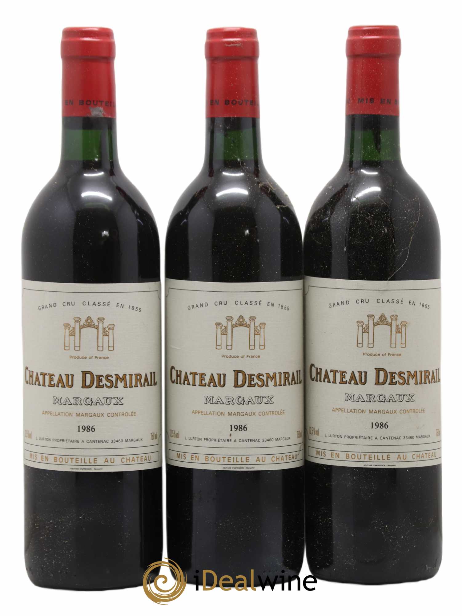 Acheter Château Desmirail 3ème Grand Cru Classé 1986 (lot: 6640)