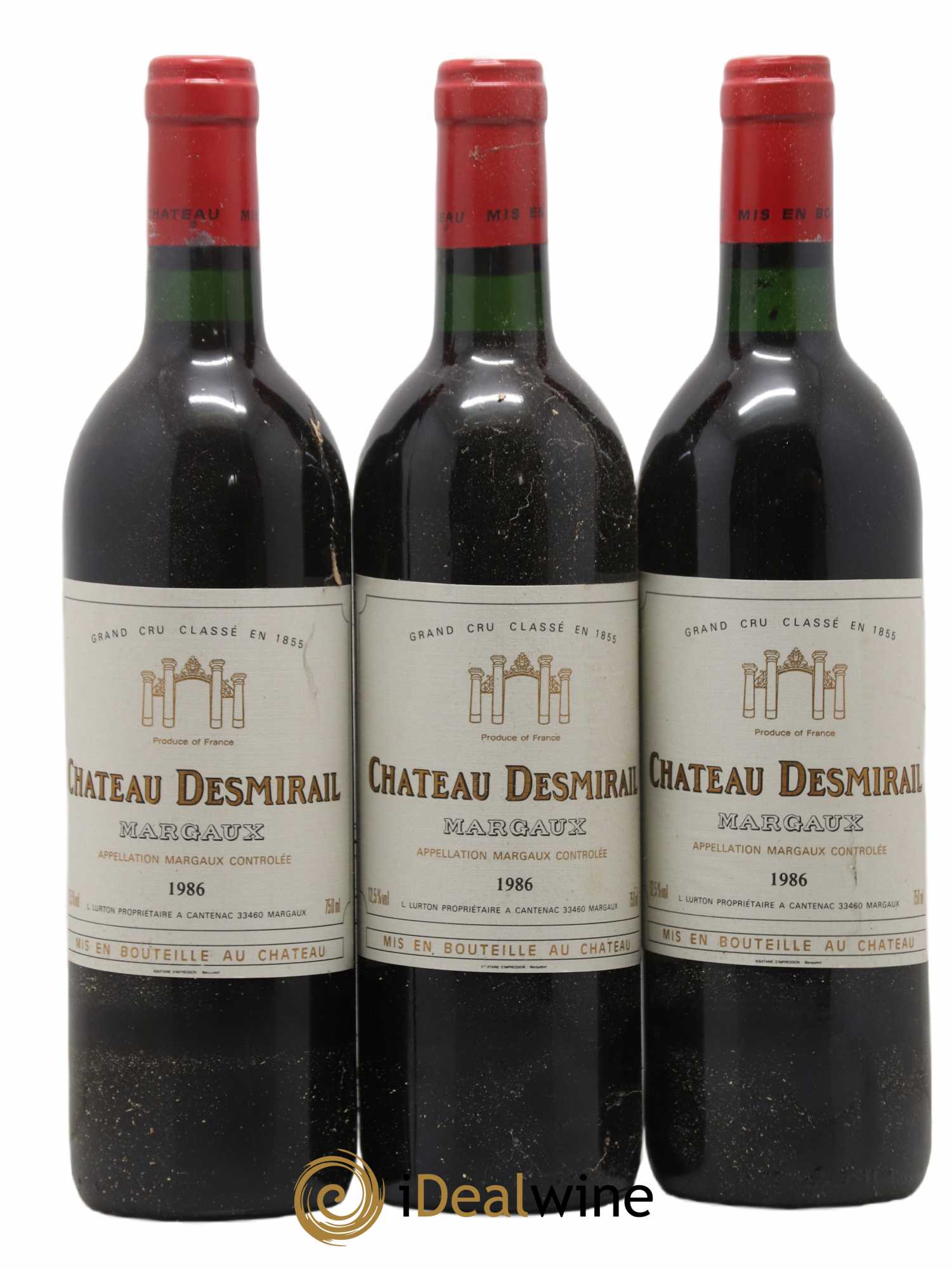 Acheter Château Desmirail 3ème Grand Cru Classé 1986 (lot: 6640)