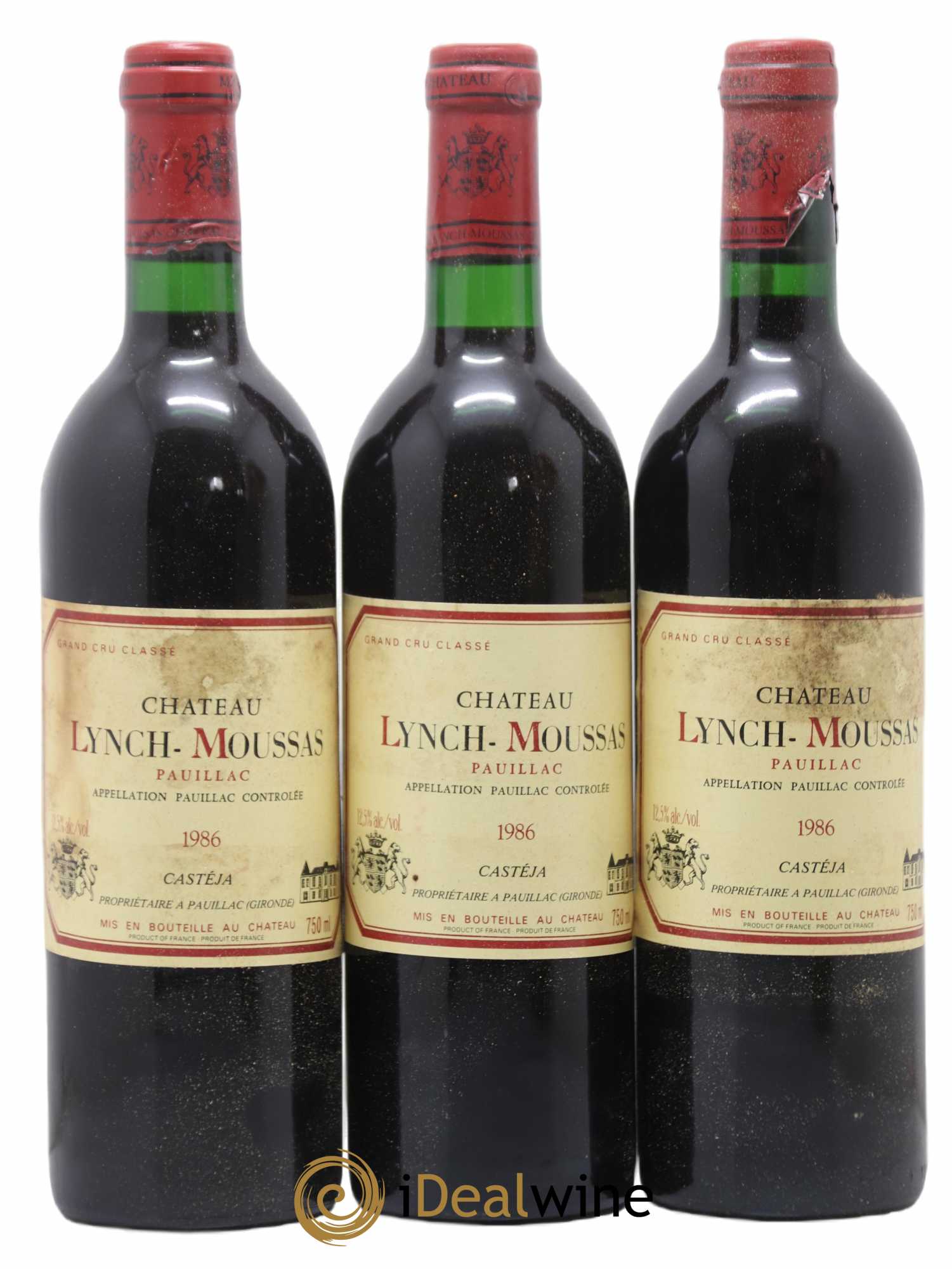 Acheter Château Lynch Moussas 5ème Grand Cru Classé 1986 (lot: 6697)