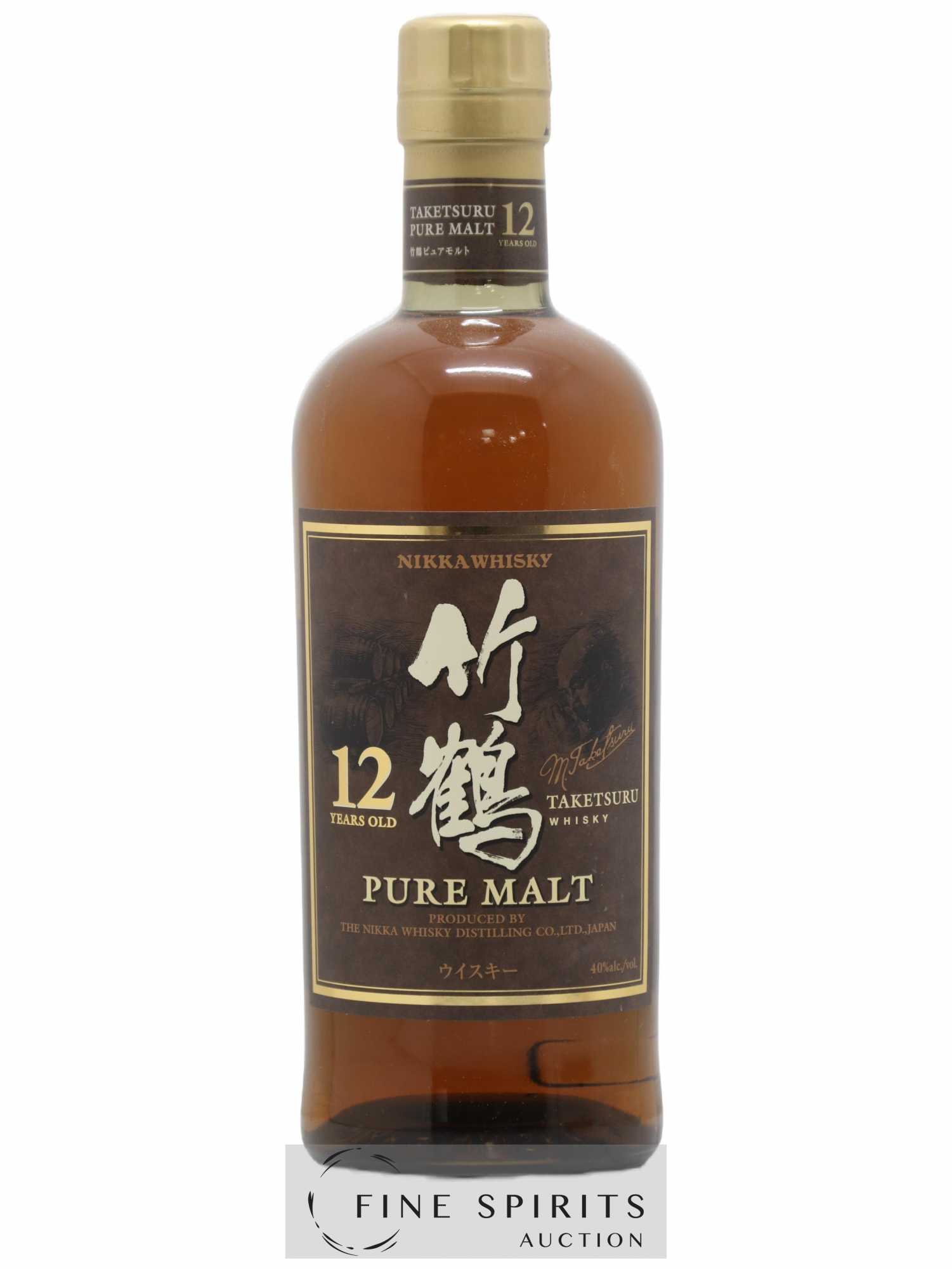 Taketsuru 12 years Of. Pure Malt Nikka Whisky 