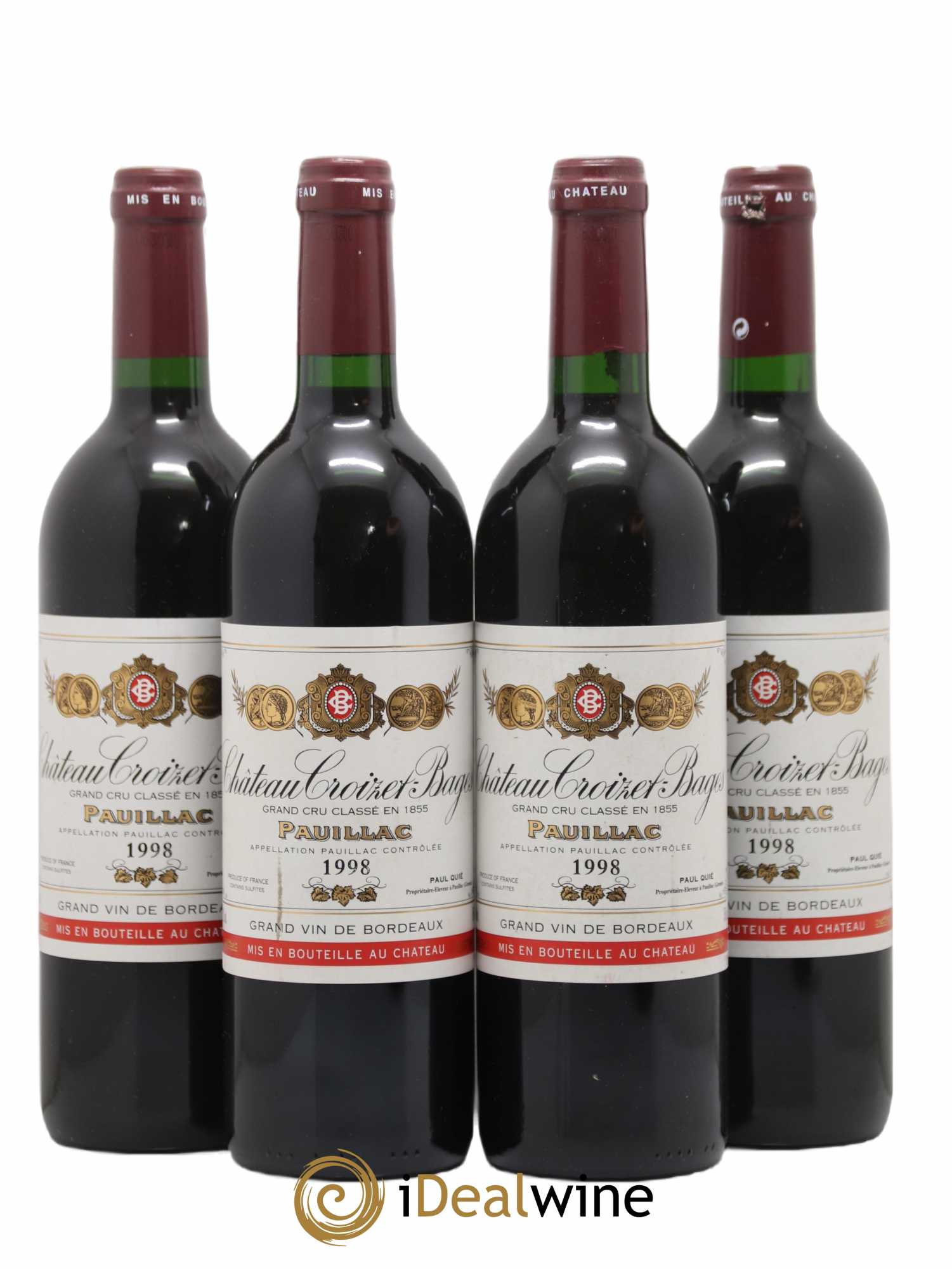Acheter Château Croizet Bages 5ème Grand Cru Classé 1985 (lot: 6735