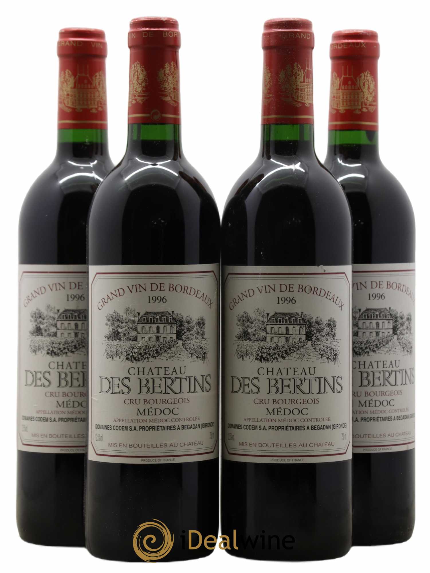 Buy Médoc Château des Bertins 1996 (lot: 7634)