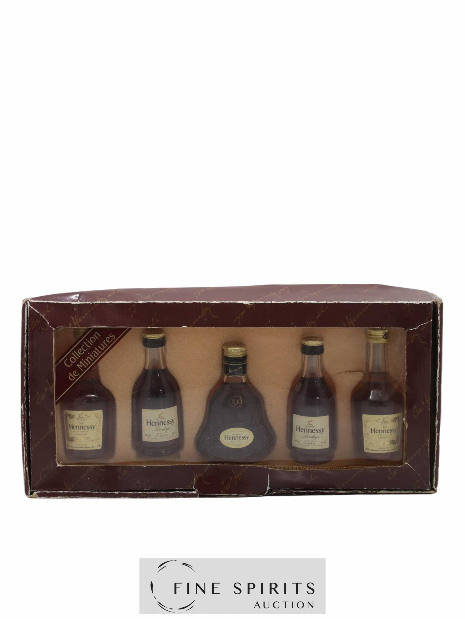 Hennessy Of. Collection of 5 Miniatures 