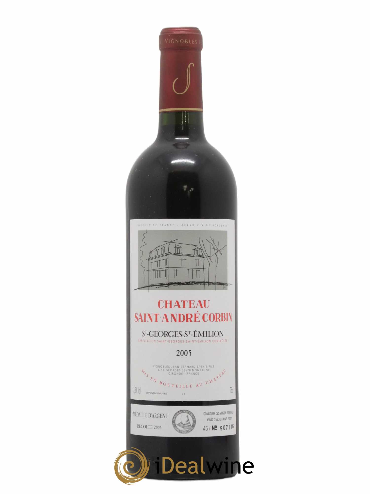 Acheter Château Saint André Corbin 2005 (lot 143098)