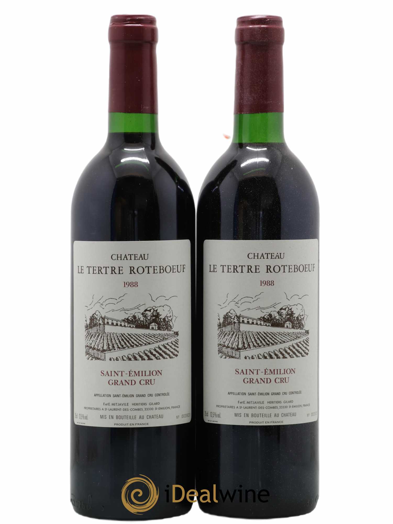 Acheter Château Tertre Roteboeuf 1988 (lot 135144)