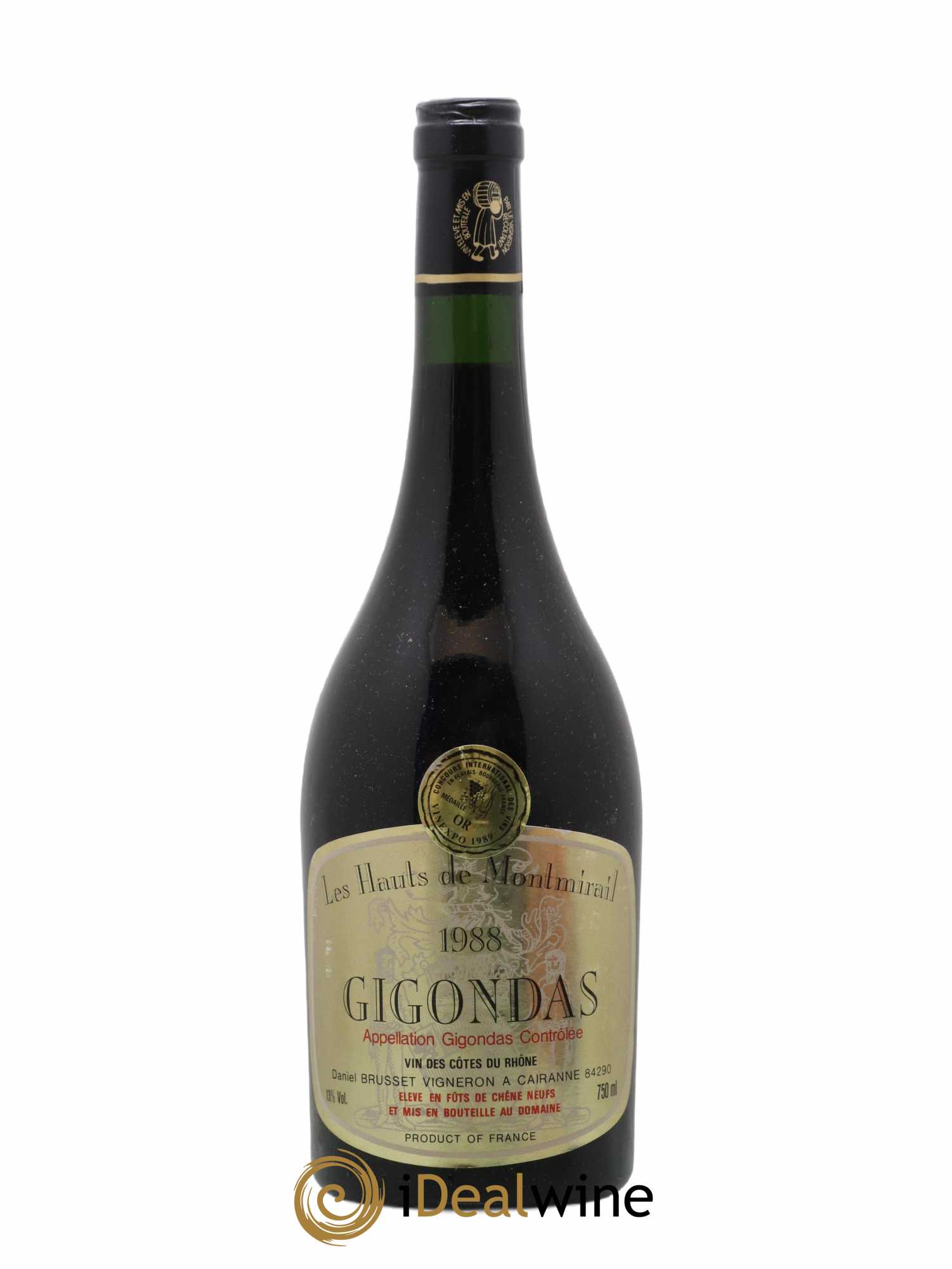 Acheter Gigondas Brusset Les Hauts De Montmirails 1988 (lot 96719)