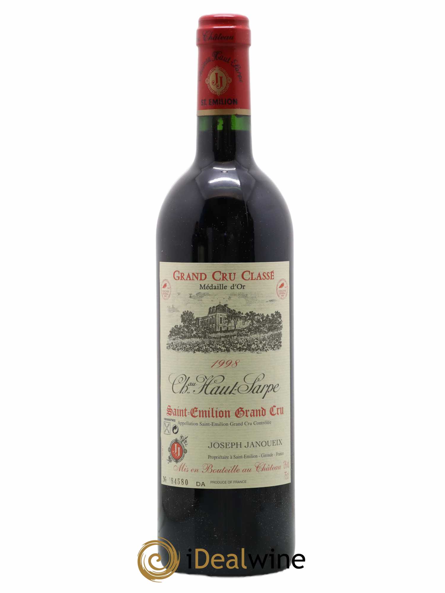 Acheter Château Haut Sarpe Grand Cru Classé 1998 (lot 124894)