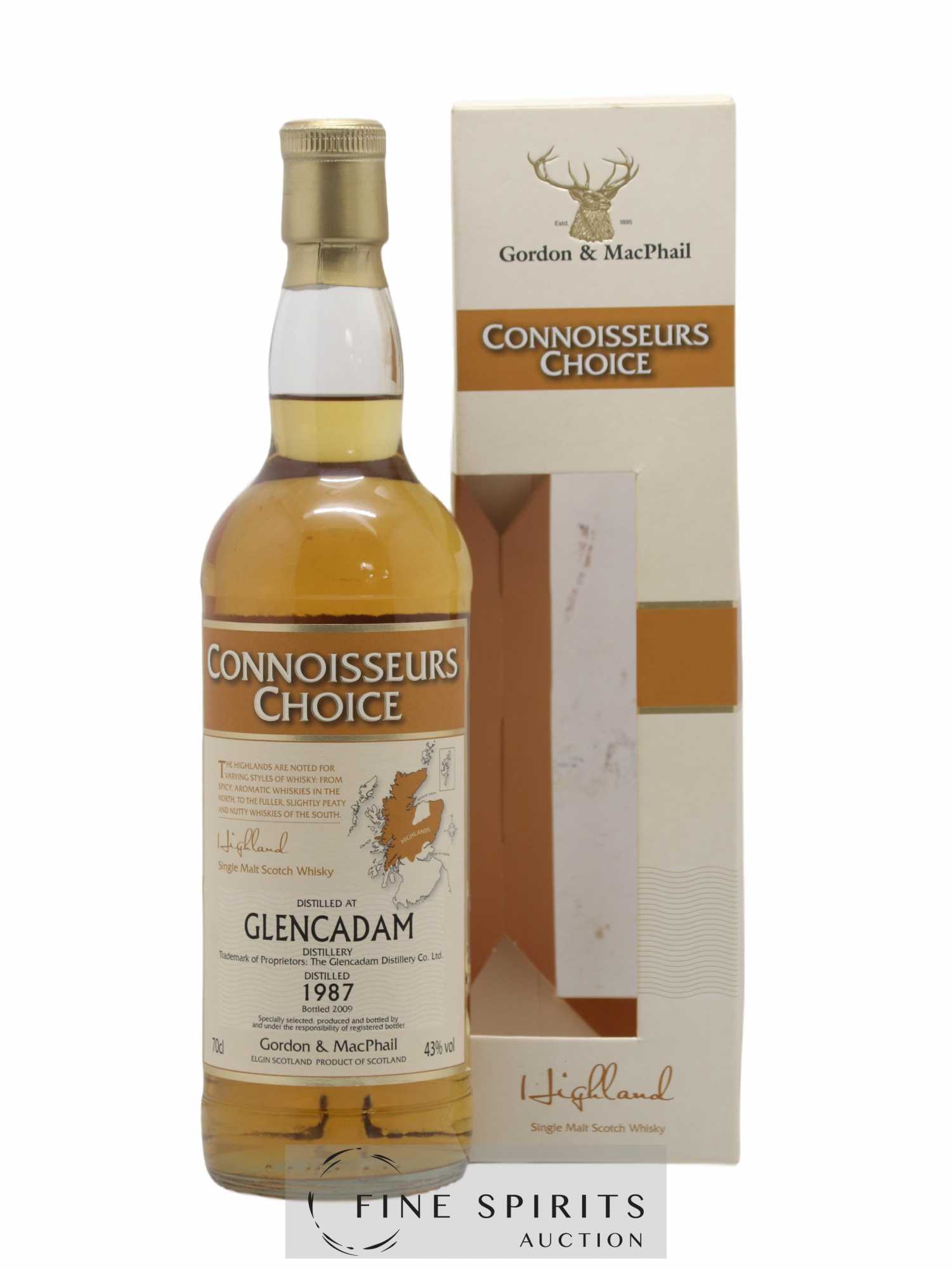 Glencadam 1987 Gordon & Macphail bottled 2009 Connoisseurs Choice 