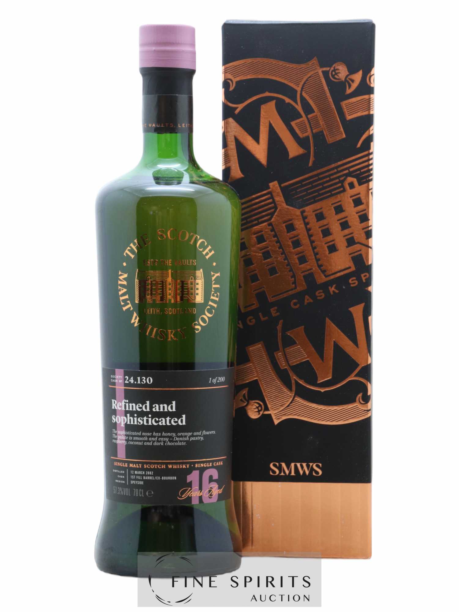 Acheter Refined and Sophisticated 16 years 2002 The Scotch Malt Whisky Society Cask n°24.130