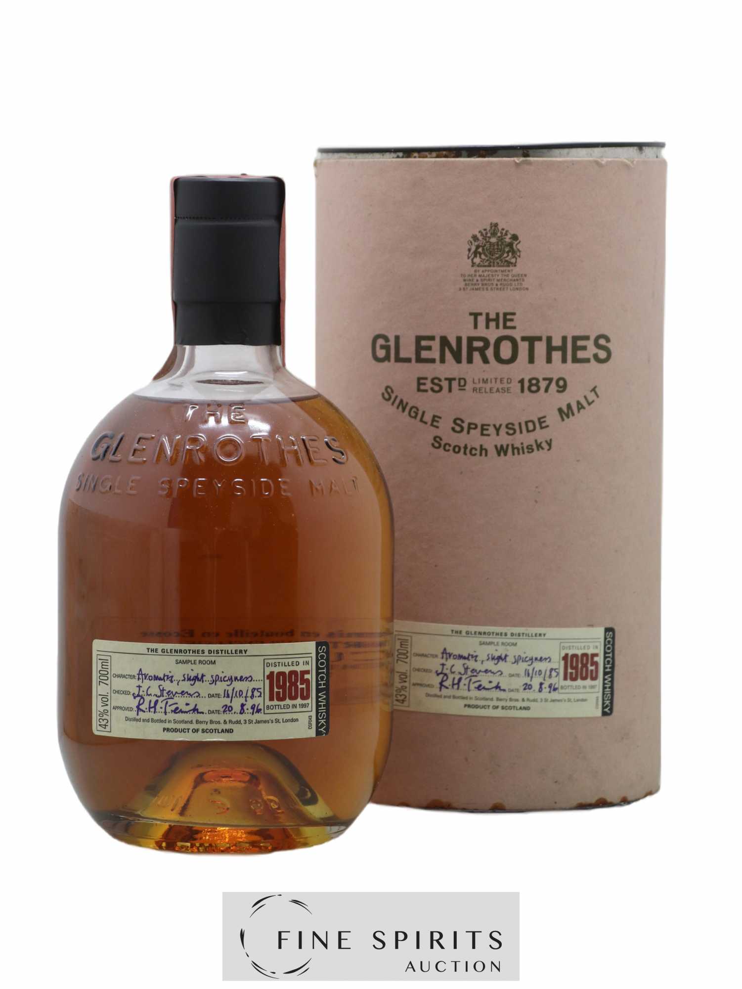Buy Glenrothes 1985 Of. bottled 1997 Sample Room (lot 642)