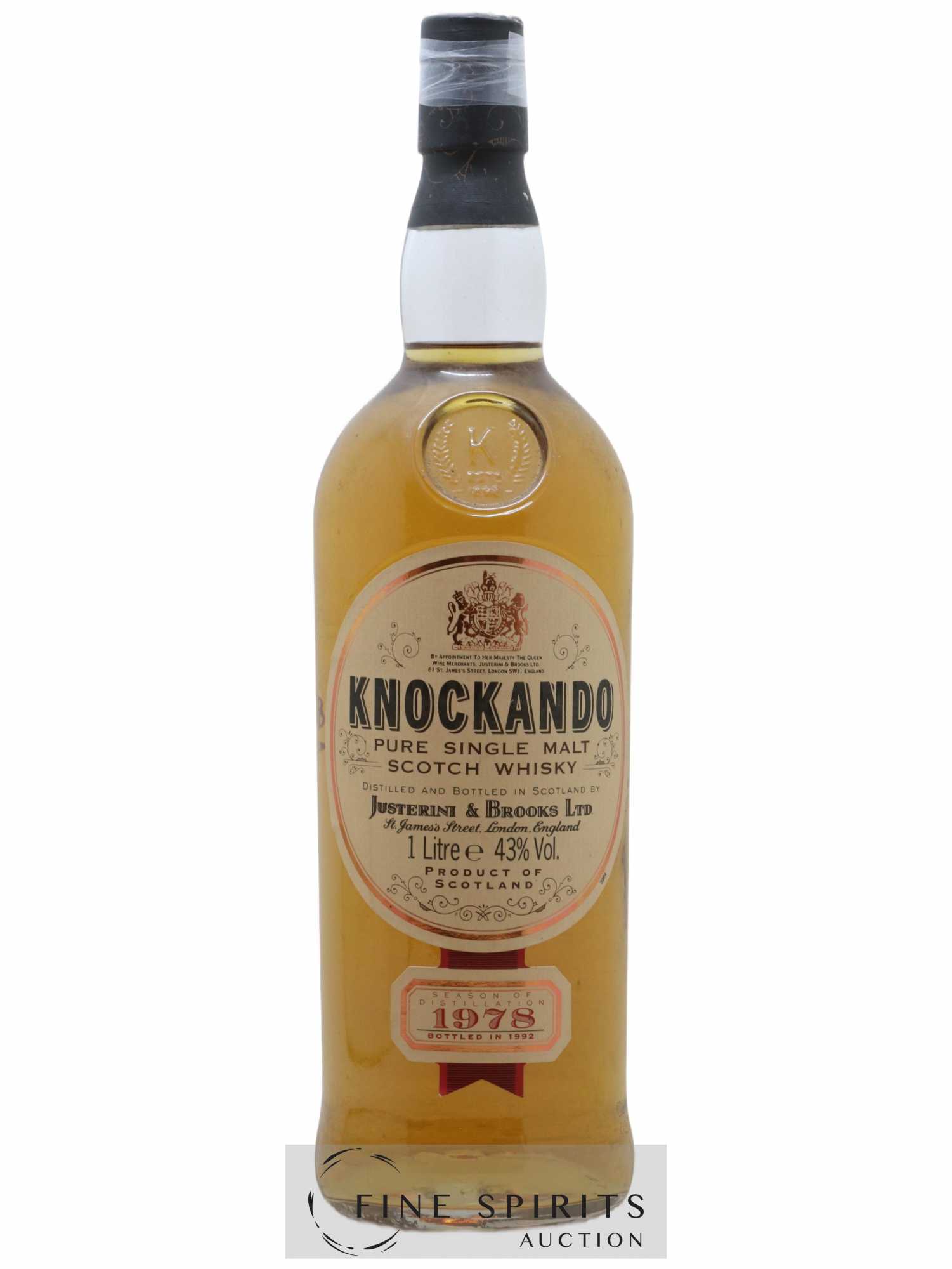 Knockando 1978 Of. bottled 1992 (1L) 1L