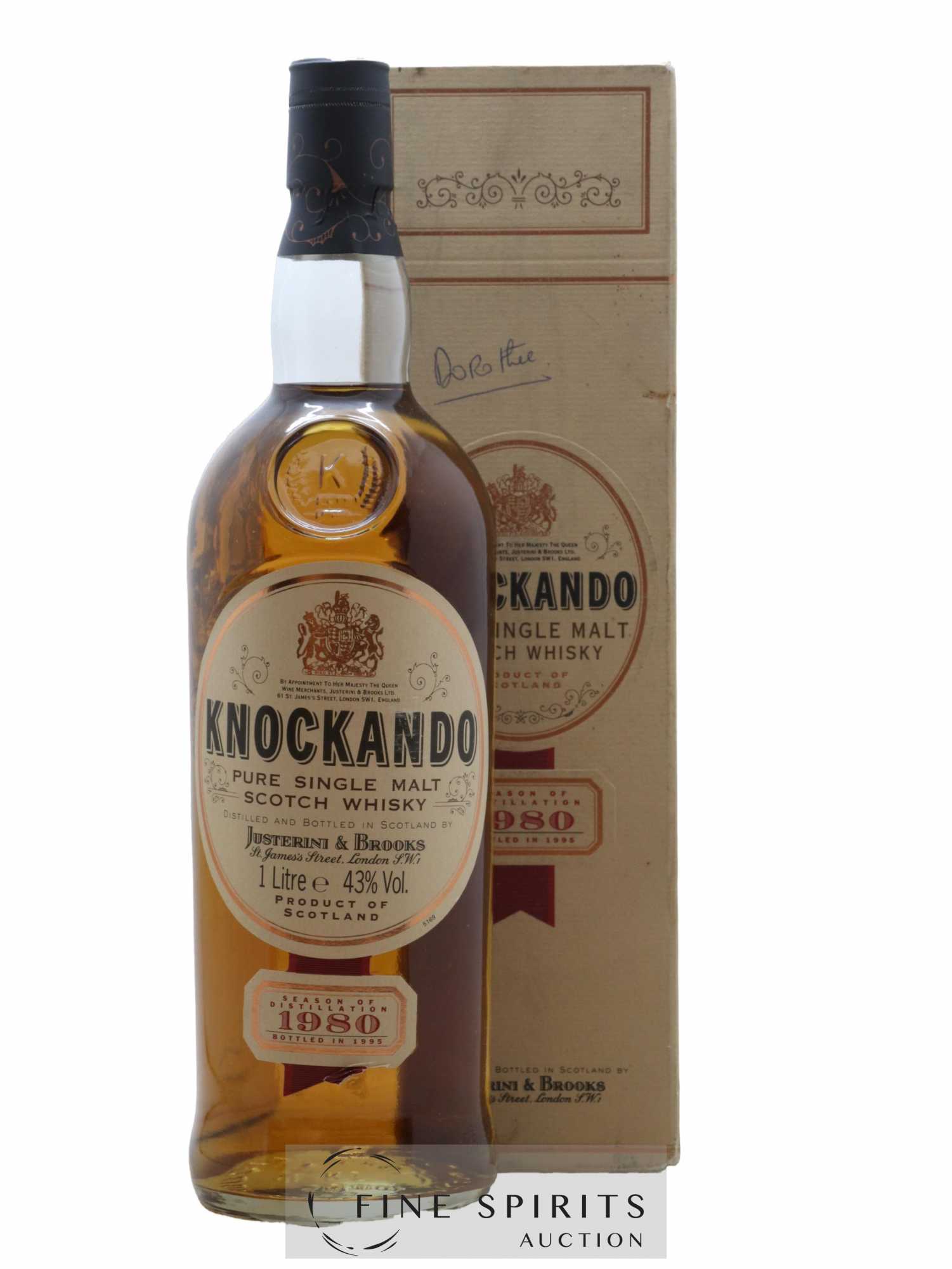 Knockando 1980 Of. bottled 1995 (1L) 1L