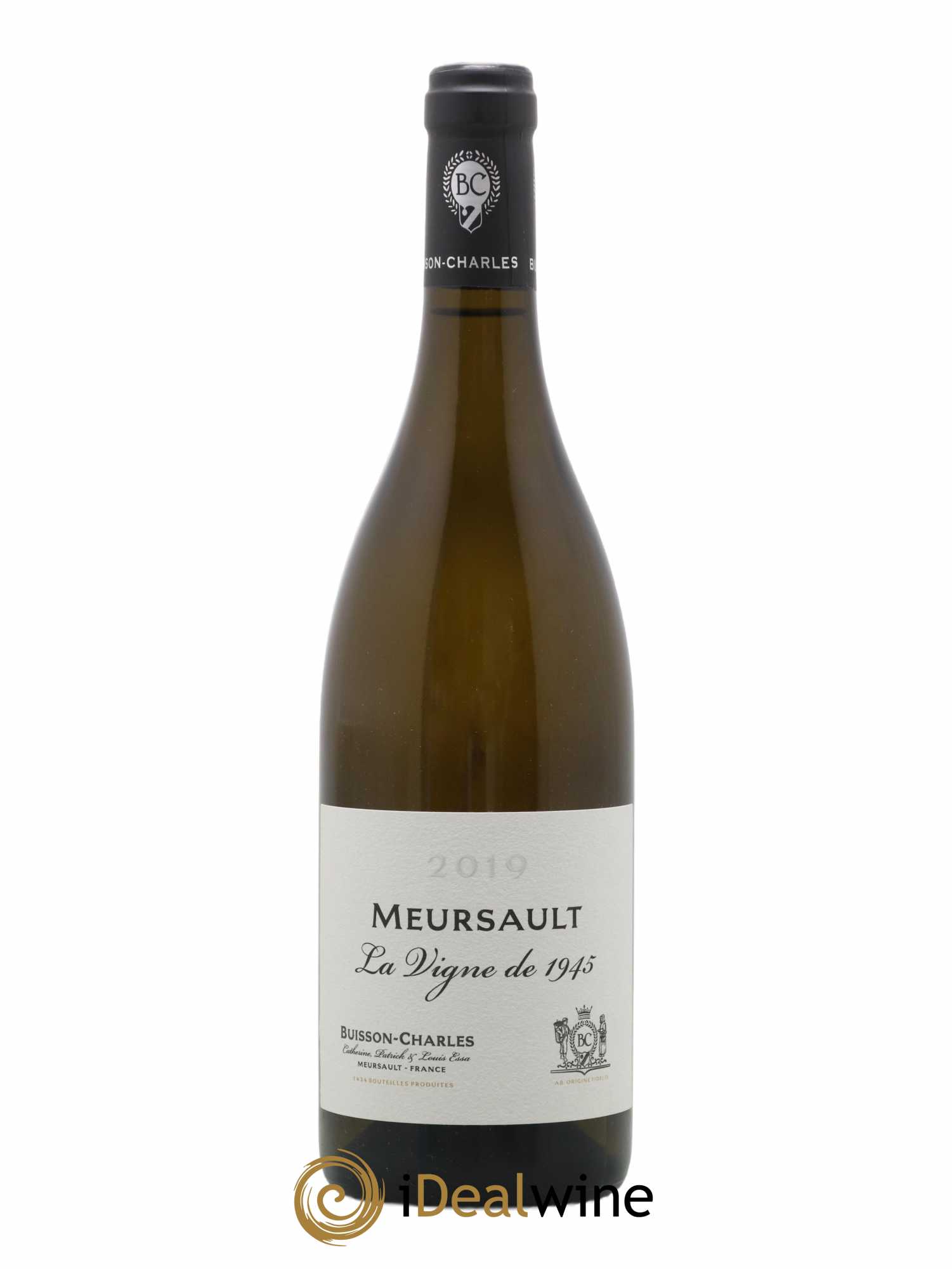 Acheter Meursault Vignes de 1945 BuissonCharles (Domaine) 2019 (lot