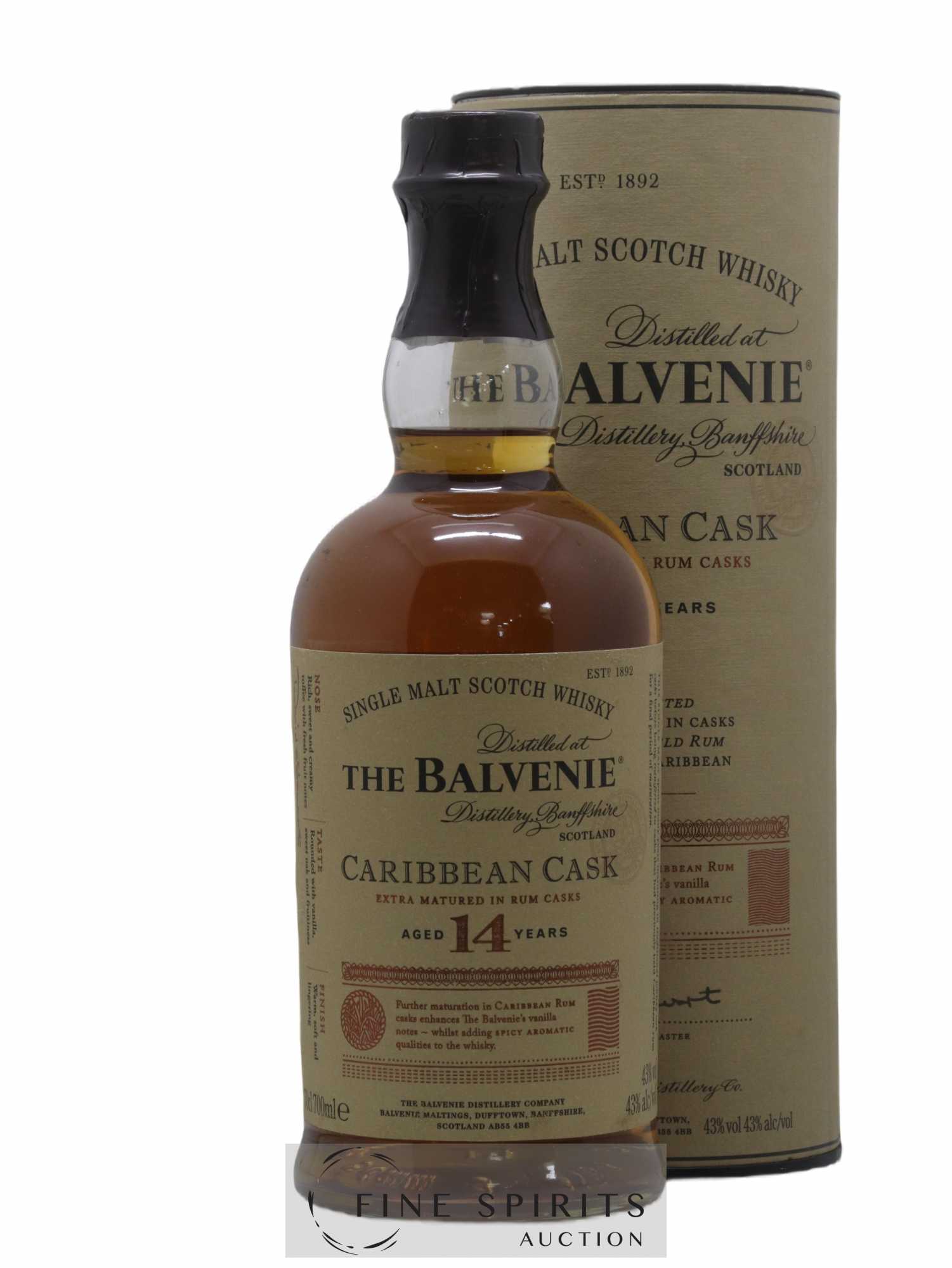 Balvenie (The) 14 years Of. Caribbean Cask Rum Cask Finish 