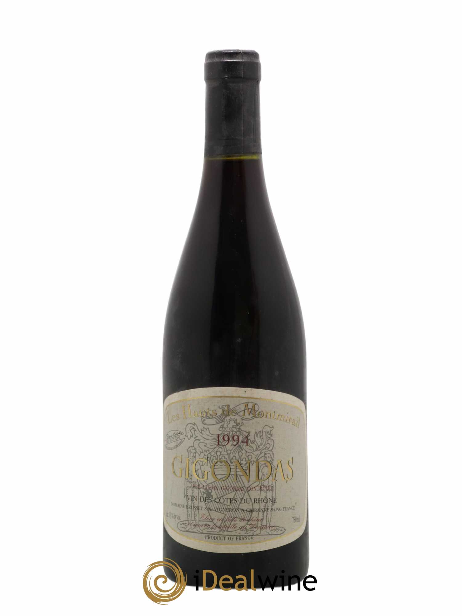 Acheter Gigondas Les Hauts De Montmirail Domaine Brusset 1994 (lot 4857)