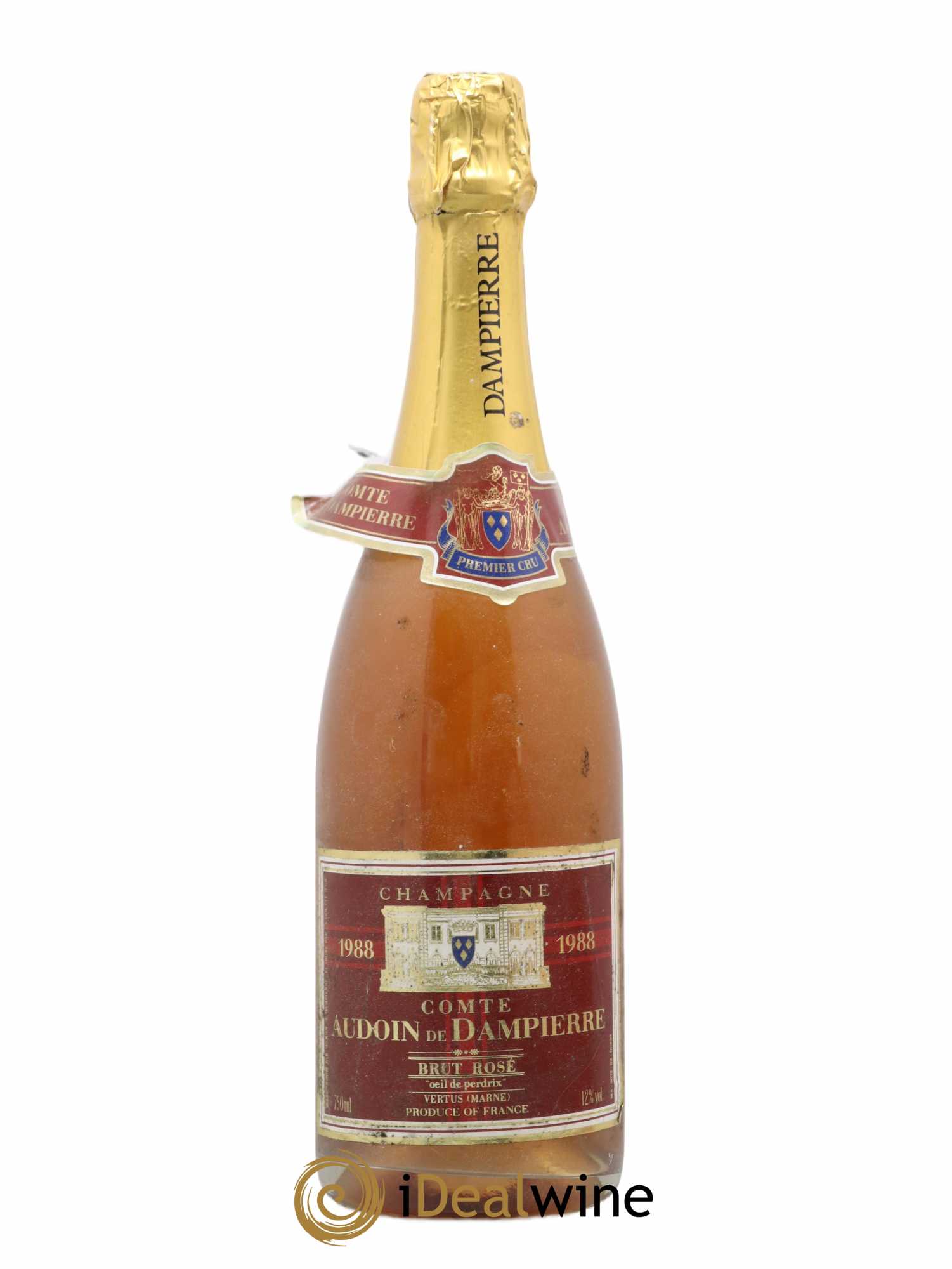 Acheter Champagne Comte Audouin de Dampierre Brut Avisé Cuvée des Ambassadeurs 1988 (lot 993)