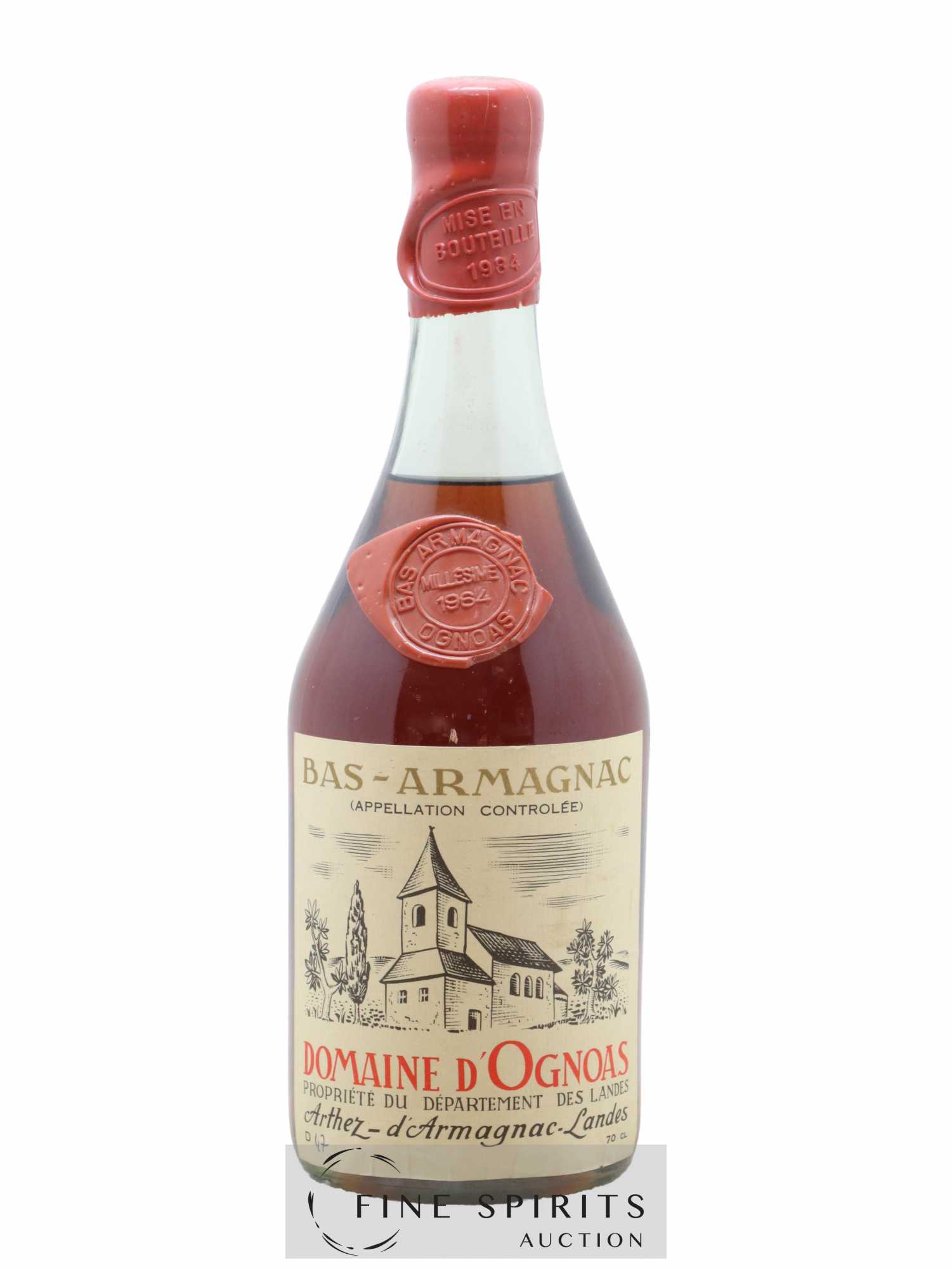 Domaine d'Ogonas 1964 Of. bottled 1984 