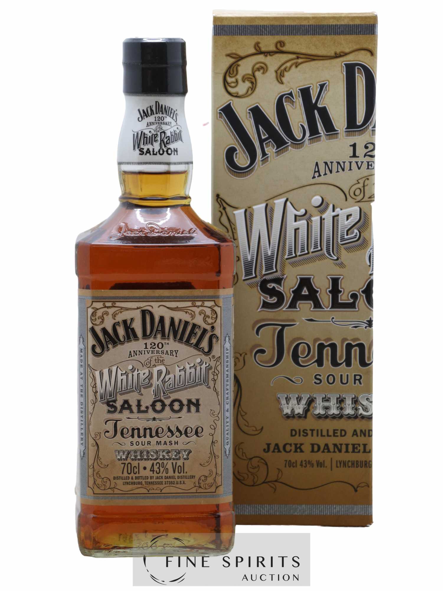 Buy Jack Daniel's Of. White Rabbit Saloon 120th Anniversary Limited bottling (lot 240)
