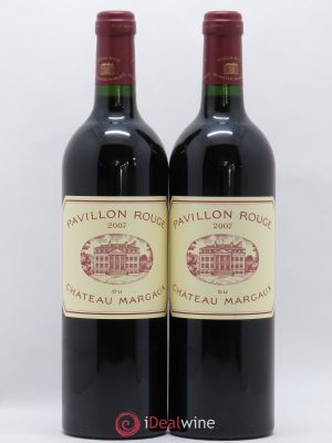 Pavillon Rouge du Château Margaux Second Vin  2007 - Lot of 2 Bottles