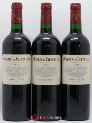 Esprit de Chevalier Second Vin  2010 - Lot of 3 Bottles