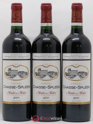 Château Chasse Spleen  2011 - Lot of 3 Bottles