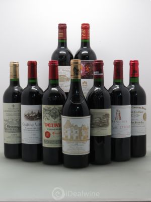 Caisse Duclot Collection 1 Petrus 1 Ausone 1 Latour 1 Cheval Blanc 1 Haut Brion 1 Margaux 1 Lafite 1 Mouton 1 Mission Haut Brion 1998 - Lot of 1 Bottle