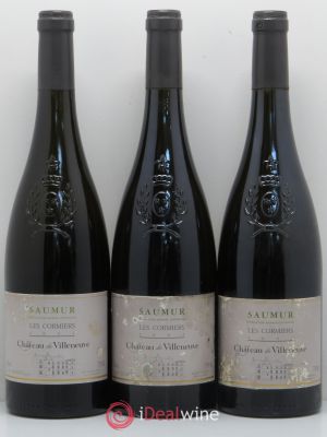 Saumur Les Cormiers Château de Villeneuve  2002 - Lot of 3 Bottles