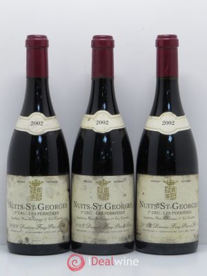 Nuits Saint-Georges 1er Cru Les Perrieres Domaine Forey 2002 - Lot of 3 Bottles