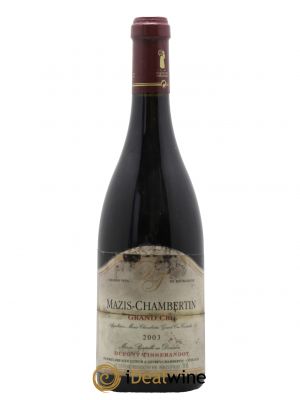 Mazis-Chambertin Grand Cru Dupont-Tisserandot (Domaine) 2003 - Lot de 1 Bottle