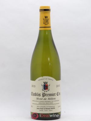Chablis 1er Cru Mont de Milieu Jean-Paul & Benoît Droin (Domaine)  2015 - Lot of 1 Bottle