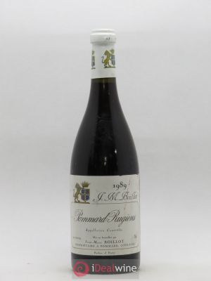 Pommard 1er Cru Rugiens Jean-Marc Boillot  1989 - Lot of 1 Bottle