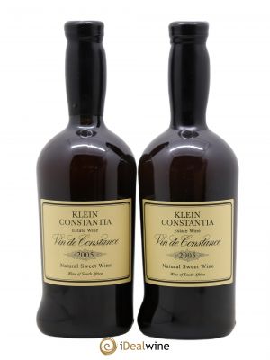 Vin de Constance Klein Constantia L. Jooste 50cl 2005 - Lot de 2 Bouteilles