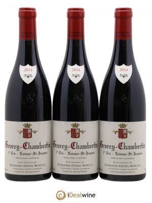 Gevrey-Chambertin 1er Cru Lavaux Saint Jacques Denis Mortet (Domaine)  2014 - Lot of 3 Bottles