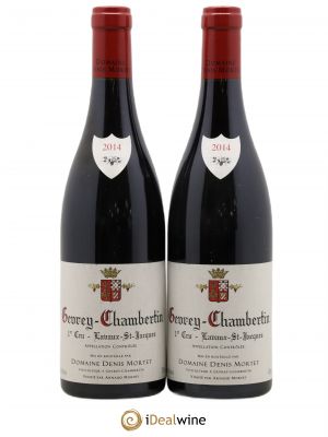 Gevrey-Chambertin 1er Cru Lavaux Saint Jacques Denis Mortet (Domaine)  2014 - Lot of 2 Bottles