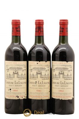 Château La Lagune 3ème Grand Cru Classé 1981 - Lot de 3 Bottles