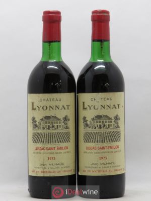Château Lyonnat (sans prix de réserve)  1973 - Lot de 2 Bouteilles