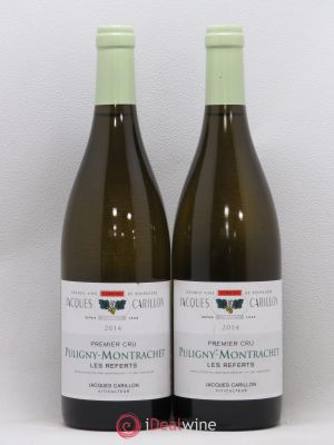 Puligny-Montrachet 1er Cru Les Referts Jacques Carillon (Domaine) (no reserve) 2014 - Lot of 2 Bottles