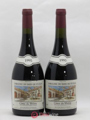 Côtes du Rhône Domaine Bois de Saint Jean 1995 - Lot of 2 Bottles