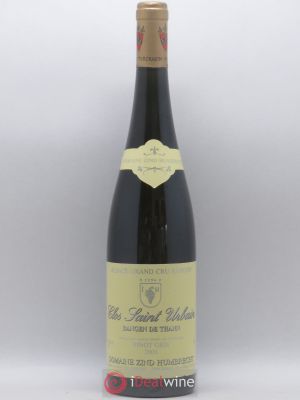 Pinot Gris Grand Cru Rangen de Thann Clos Saint-Urbain Zind-Humbrecht (Domaine)  2001 - Lot of 1 Bottle