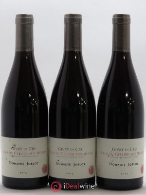 Givry 1er Cru Clos du Cellier aux Moines Joblot (Domaine)  2015 - Lot of 3 Bottles