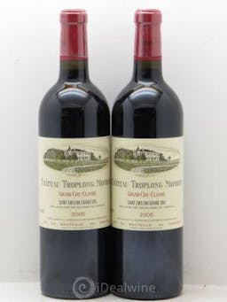 Château Troplong Mondot 1er Grand Cru Classé B  2005 - Lot of 2 Bottles