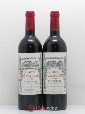 Château l'Église Clinet  1995 - Lot of 2 Bottles