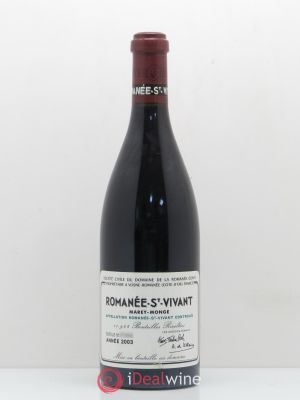Romanée-Saint-Vivant Grand Cru Domaine de la Romanée-Conti  2003 - Lot of 1 Bottle