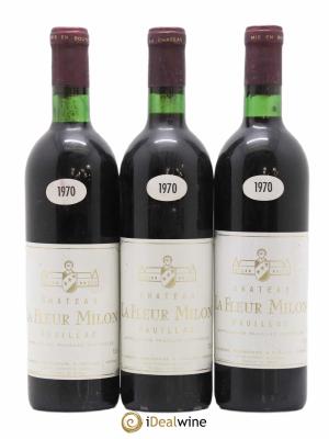 Château la Fleur Milon Cru Bourgeois  (sans prix de réserve) 1970 - Lot de 3 Bouteilles