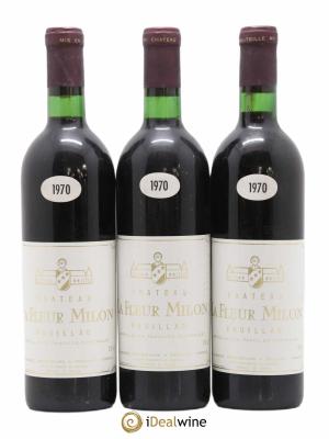 Château la Fleur Milon Cru Bourgeois  (sans prix de réserve) 1970 - Lot de 3 Bouteilles