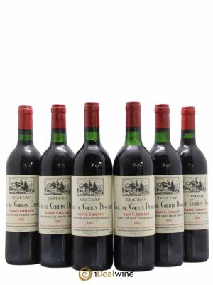 Saint-Émilion château Tour de corbin despagne (sans prix de réserve) 1990 - Lot de 6 Bouteilles