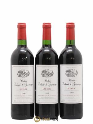 Médoc château Lalande de gravelongue (sans prix de réserve) 2000 - Lot de 3 Bouteilles
