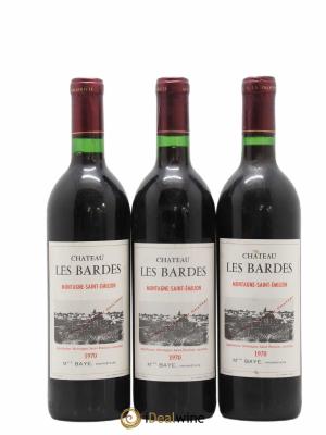 Montagne Saint-Émilion château les Bardes (sans prix de réserve) 1970 - Lot de 3 Bouteilles