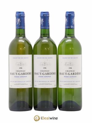Château Haut-Gardère  (sans prix de réserve) 1998 - Lot de 3 Bouteilles